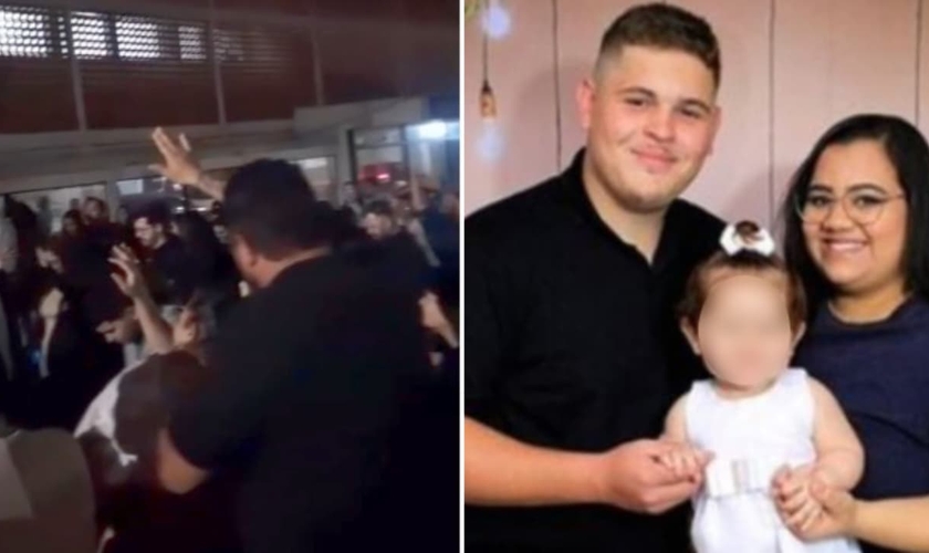 Dezenas de cristãos oraram por Matheus Ferreira. (Foto: Reprodução/Instagram/jornalsaocarlosagora).