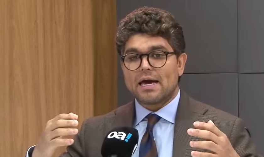 Tallis Gomes durante entrevista ao programa Pensando o Brasil. (Captura de tela/YouTube/O Antagonista)