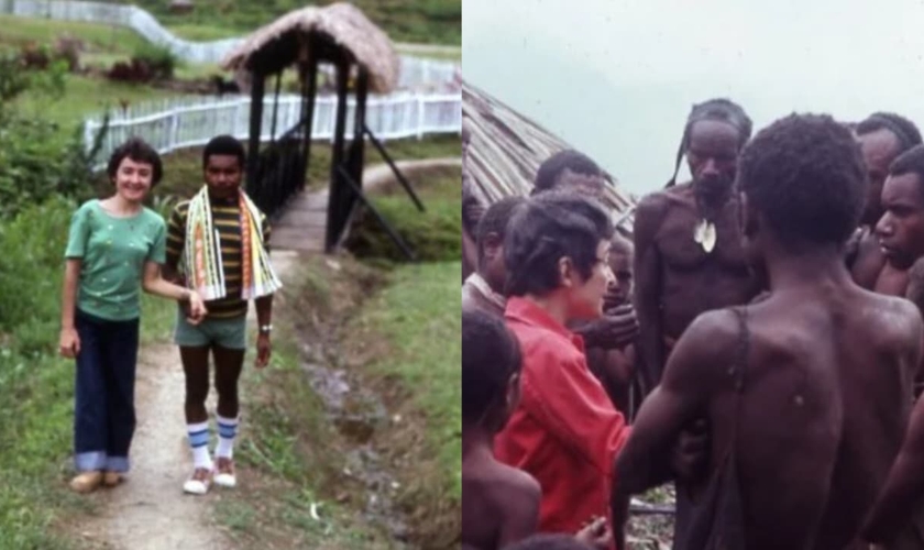 Elinor ficou 17 anos nas montanhas da Indonésia evangelizando o povo Kimyal. (Foto: Elinor Young).