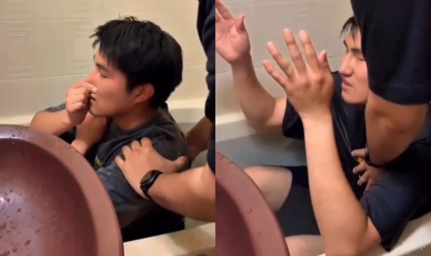 Joshua ouviu o Evangelho em encontros do Pockets na Universidade de Kyoto. (Foto: Reprodução/Instagram/Dunamis Pockets).