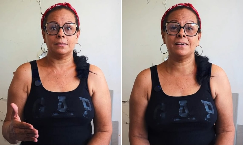 A cristã contando seu testemunho. (Foto: Reprodução/Instagram/LOCO Sessions)