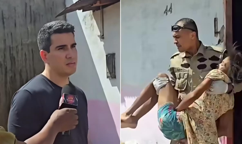 Vavá foi resgatada em casa. (Foto: Reprodução/Instagram/fabinhosiqueira_reporter).