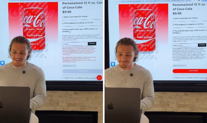 Ryan Haff testando a plataforma ao vivo. (Foto: Reprodução/Instagram/Ryan Haff)