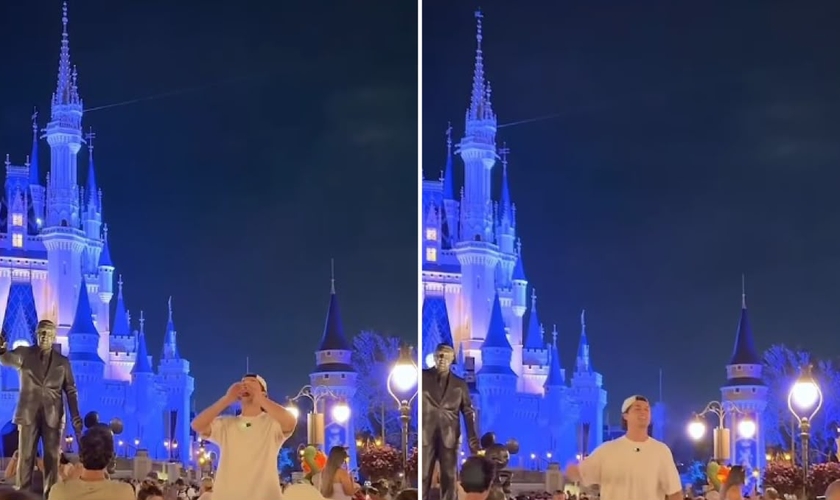 Jonathan Perde pregando na Disney. (Foto: Reprodução/Instagram/Jonathan Perde)