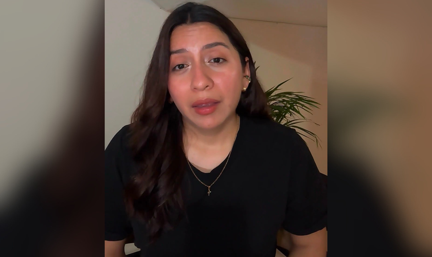 Em depoimento exclusivo ao Guiame, a missionária Carolina Alzate relata as consequências do forte terremoto que atingiu a Colômbia e a atuação da Igreja local. (Foto: Captura de tela)