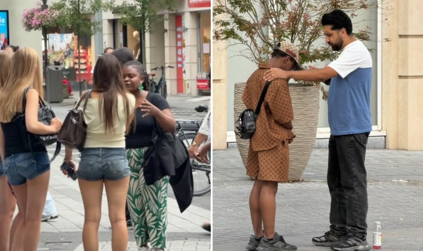 Pessoas foram alcançadas nas ruas. (Foto: Reprodução/Instagram/Go Revival Europe) 