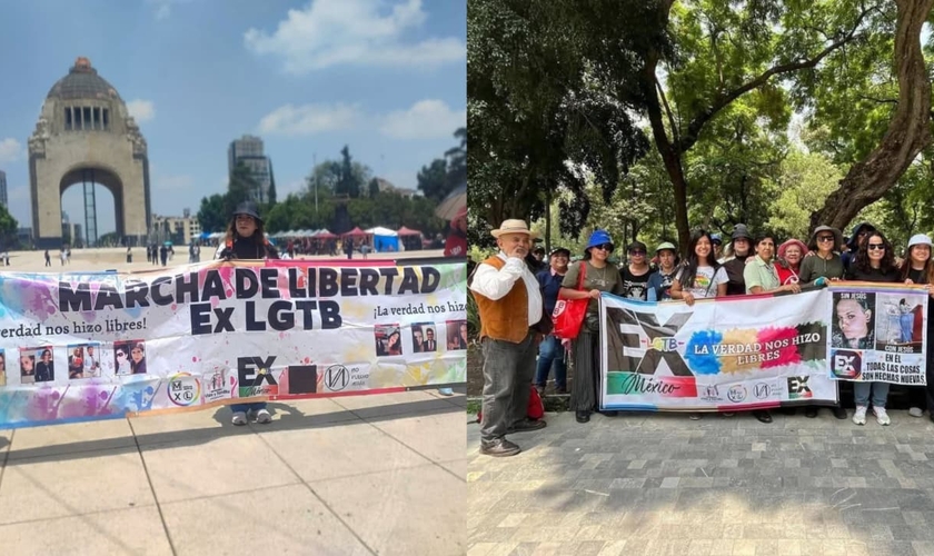 A 5ª Marcha pela Liberdade ex-LGBT reuniu cristãos na Cidade do México. (Foto: Instagram/edomex.ahora).