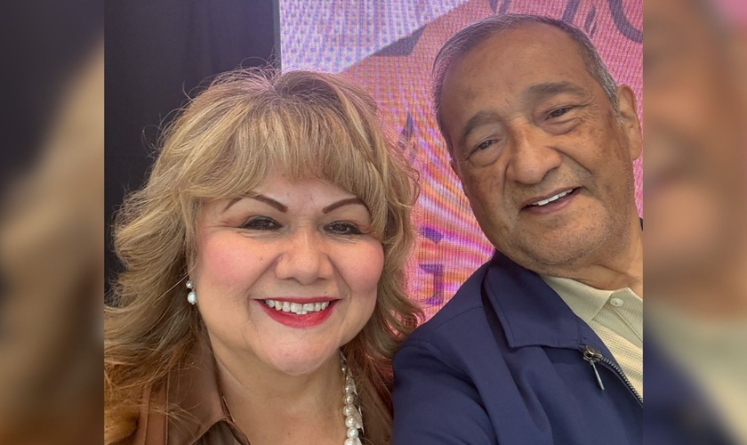 Lauro e a esposa. (Foto: Reprodução/AG News)