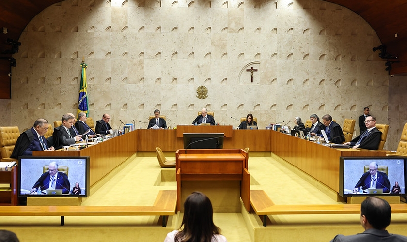 Ministros durante sessão plenária extraordinária do Supremo Tribunal Federal (STF), realizada em 15 de setembro de 2026. (Foto: Rosinei Coutinho/STF)