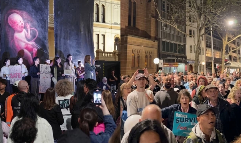 Milhares de cristãos protestaram contra o aborto. (Foto: Reprodução/Instagram/millicentsedra/liam.aquilina).