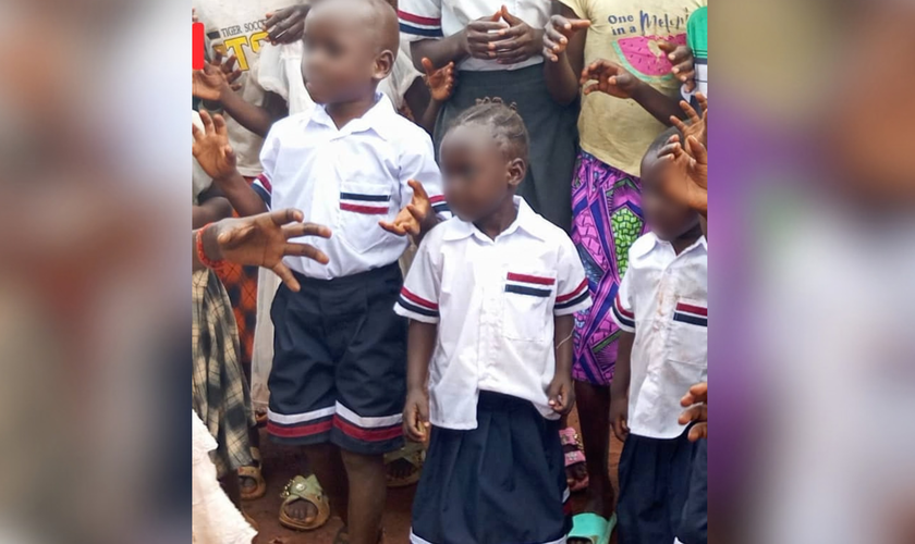 Crianças atendidas pelo King Jesus Bright Orphanage, em Uganda. (Foto: Arquivo pessoal)