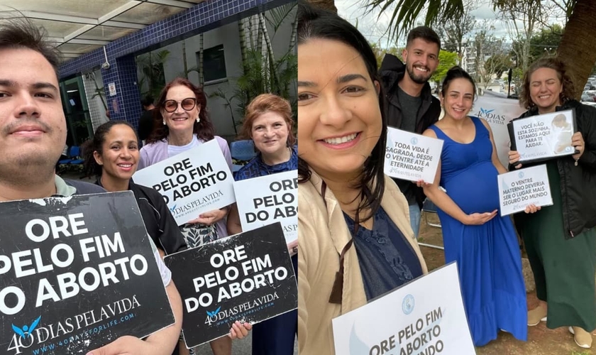 Vigílias de intercessão serão realizadas em frente a hospitais do Brasil. (Foto: Instagram/40diaspelavida.brasil).