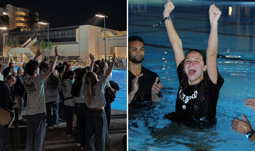 Muitos estudantes foram barrados na piscina do campus. (Foto: Reprodução/Instagram/UniteUS)
