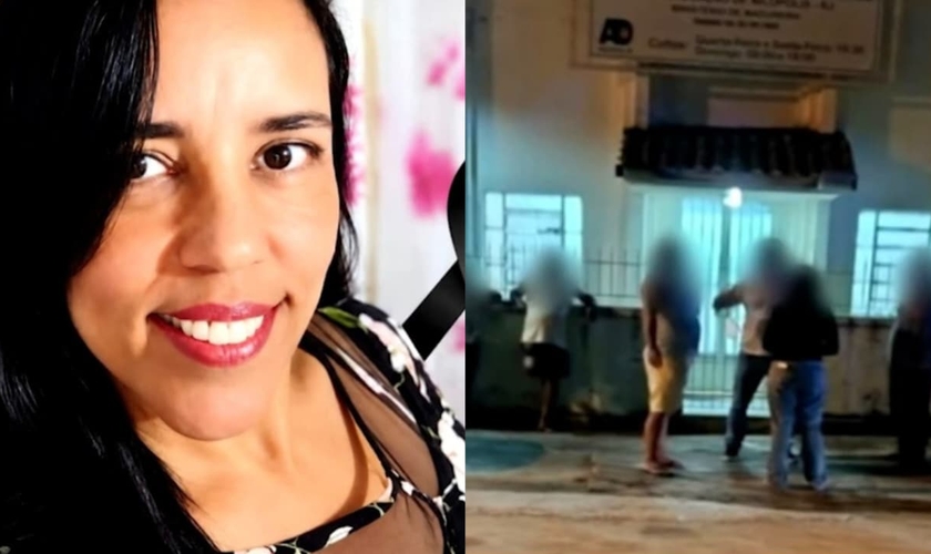 Jocilerne Oliveira, de 49 anos, morreu no local. (Foto: Reprodução/InterTV).