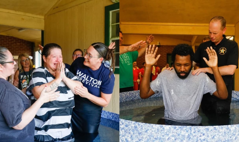 Muitos detentos e detentas foram transformados por Jesus. (Foto: Instagran/first_apostolic_church_dfs).