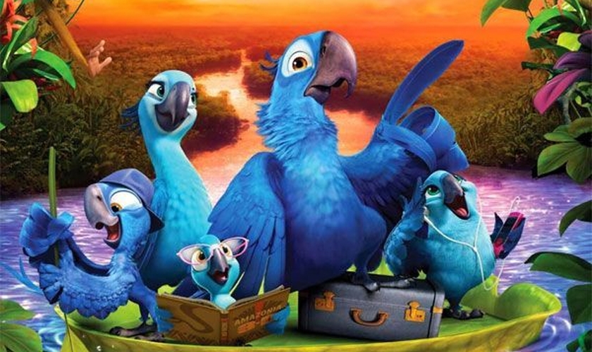 No filme 'Rio 2', Blue, Jade e os filhos vivem aventura na Amazônia ...