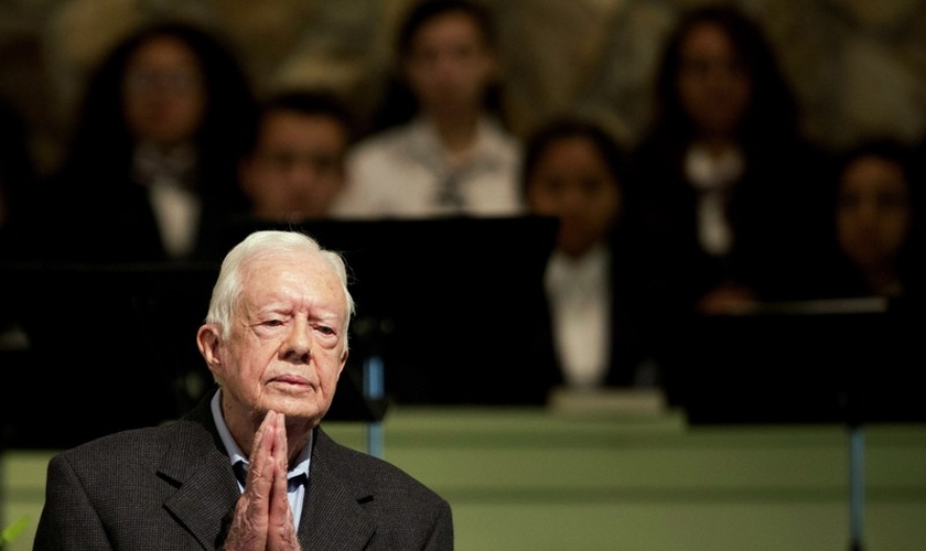 O ex-presidente dos EUA hoje atua como professor de uma Escola Dominical na Igreja Batista. (Foto: Reprodução)