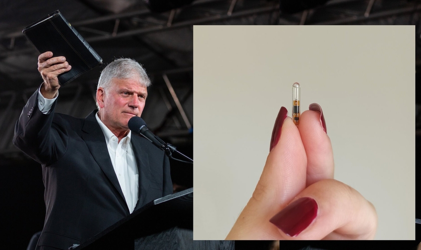 O evangelista comentou o projeto de microchip de uma empresa sueca. (Foto: Faceboook/Franklin Graham/DSruptive)