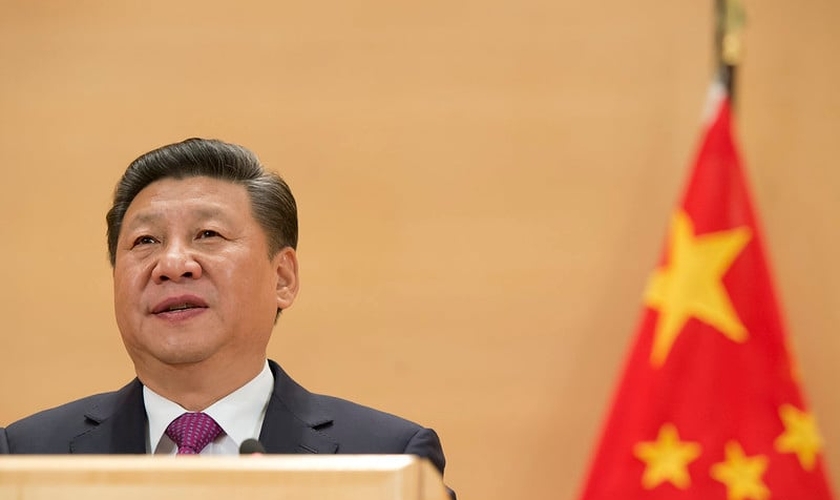 Xi Jinping, presidente da China, no Escritório da ONU em Genebra em 2017. (Foto: ONU/Jean-Marc Ferré)