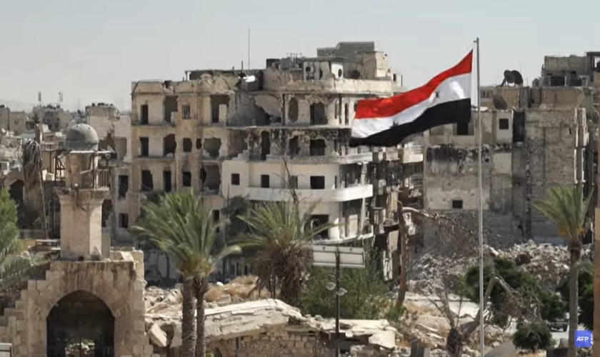 Síria em meio à guerra. (Captura de tela: YouTube/AFP Português)