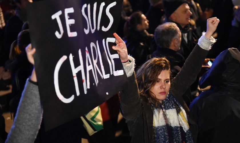 Charlie Hebdo _ protesto