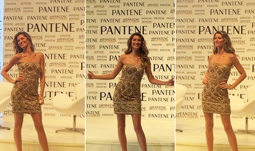 modelo Gisele Bündchen em evento