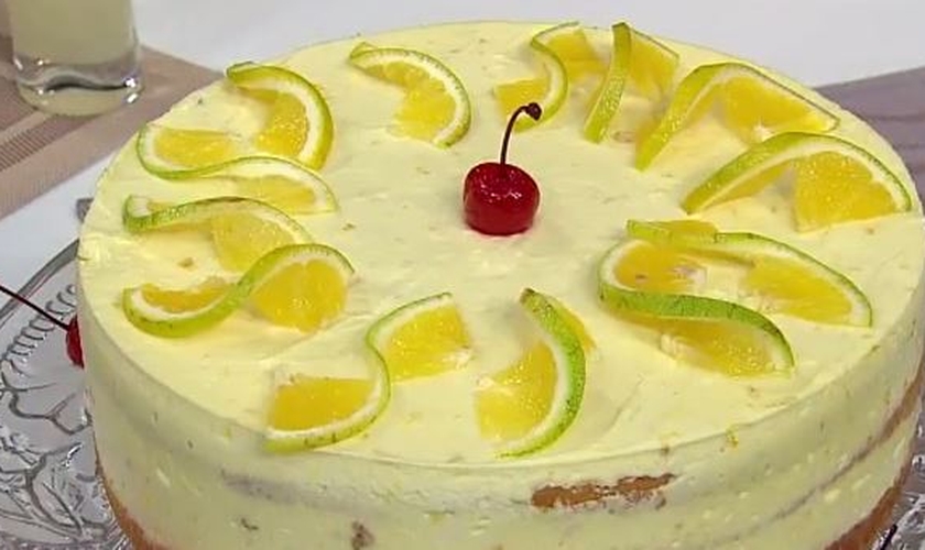 Bolo gelado de laranja