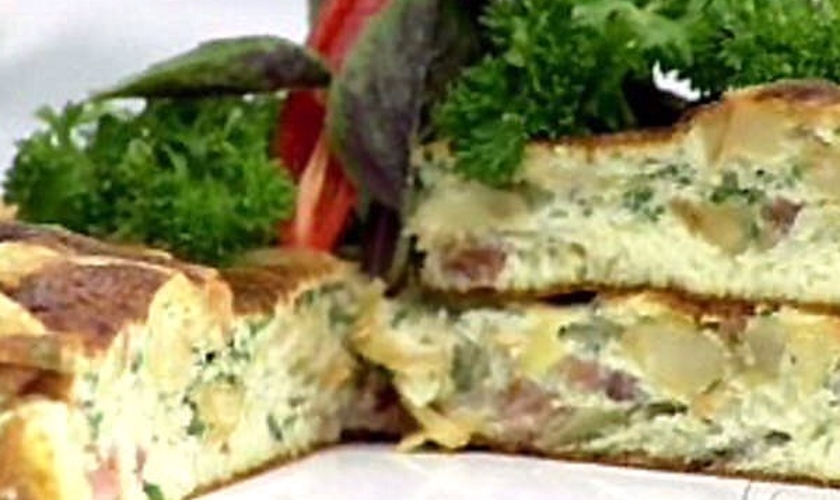 Omelete de batata frita