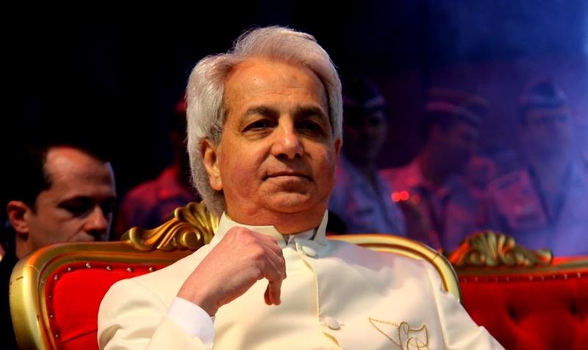 Benny Hinn durante o 7º Congresso Fogo de Avivamento para o Brasil.