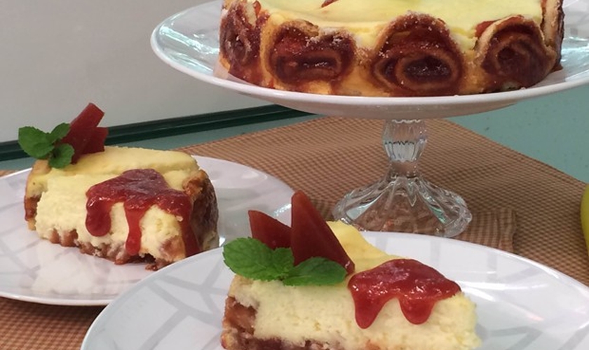 cheesecake de rolo