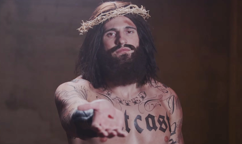 ídeo oficial do projeto "Jesus Tattoo", onde Jesus Cristo é representado como um tatuador que cura seus clientes.