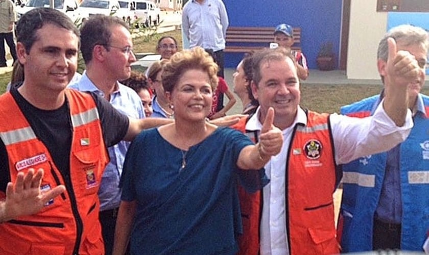 Presidente Dilma durante cerimônia no Acre