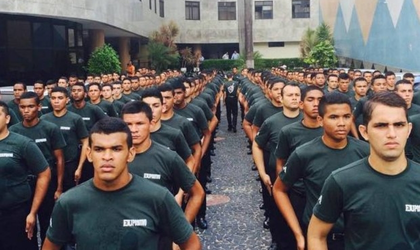 Gladiadores do Altar, grupo composto por jovens da Igreja Universal do Reino de Deus.