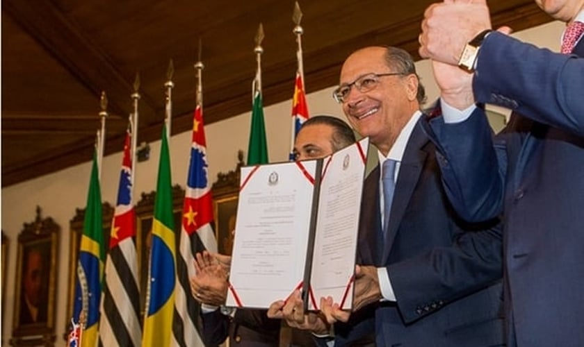 Governador Geral Alckmin no Palácio dos Bandeirantes