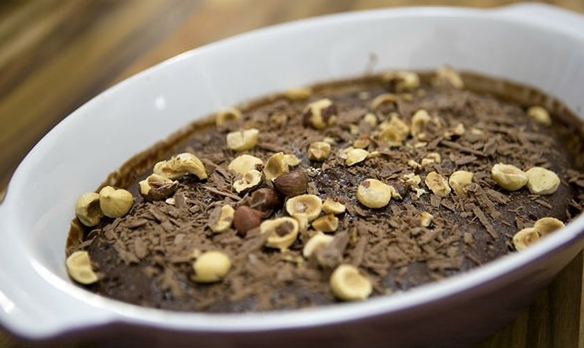 Bolo de chocolate com avelã