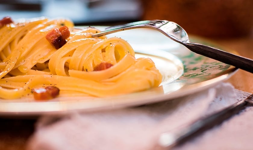 Fettuccine alla carbonara