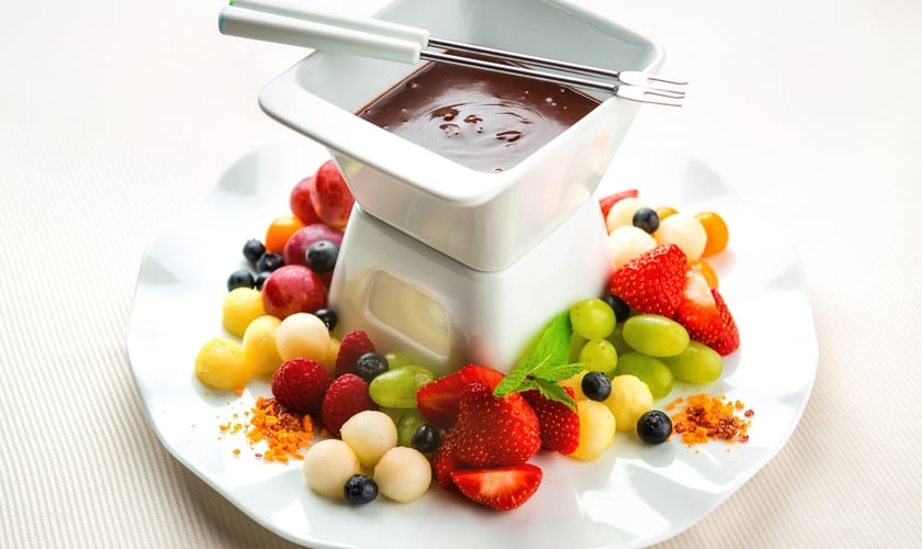 Fondue funcional de chocolate