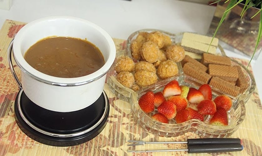 Fondue de doce de leite