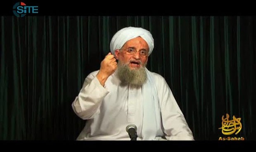 Ayman Al-Zawahiri, em imagem de arquivo. (Foto: AFP Photo / Site Intelligence Group)