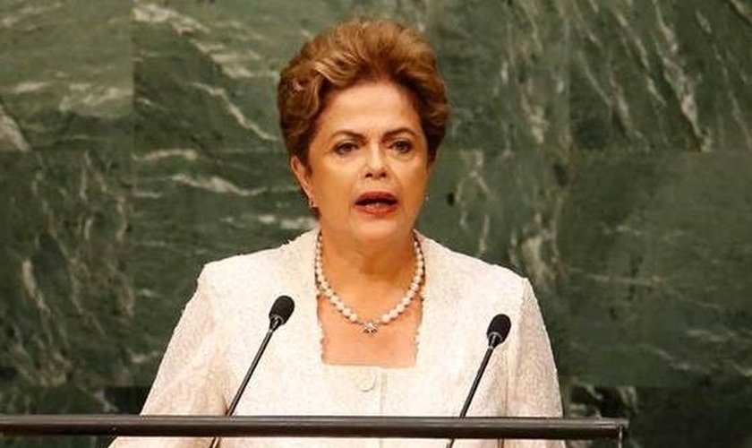 Dilma em discurso na ONU
