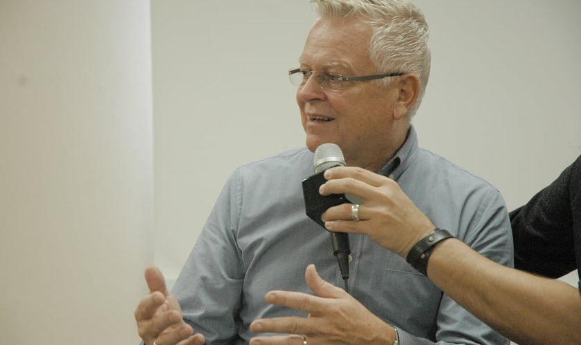 Randy Clark durante entrevista exclusiva ao Guiame. (Foto: Guiame/ Marcos Paulo Corrêa)