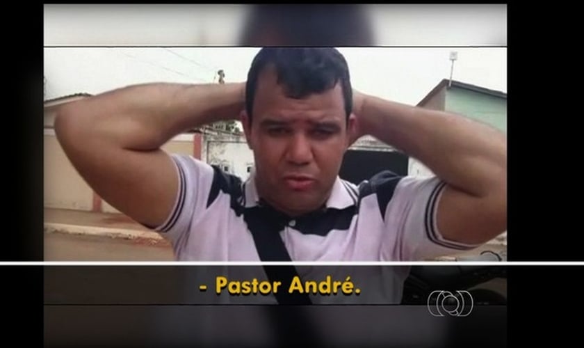 Cena do vídeo, postado pelo policial nas redes sociais.