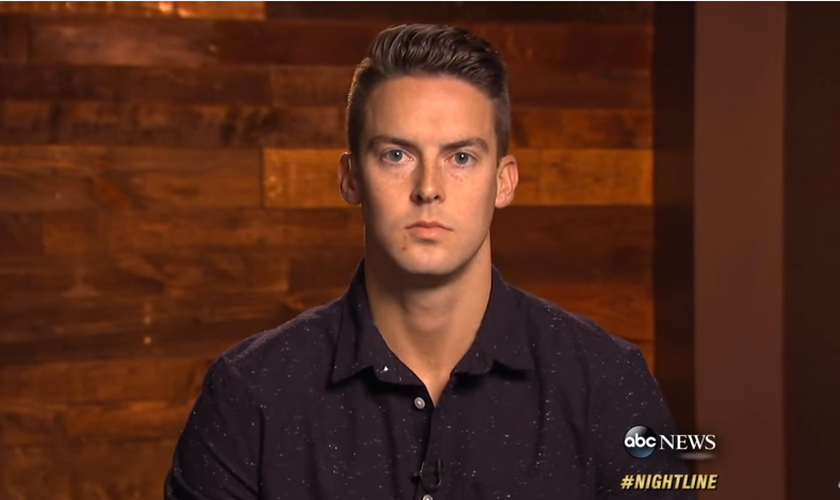 Pastor Davey Blackburn, líder da Igreja Resonate, em Indianápolis (Imagem: Captura de tela / ABC News)