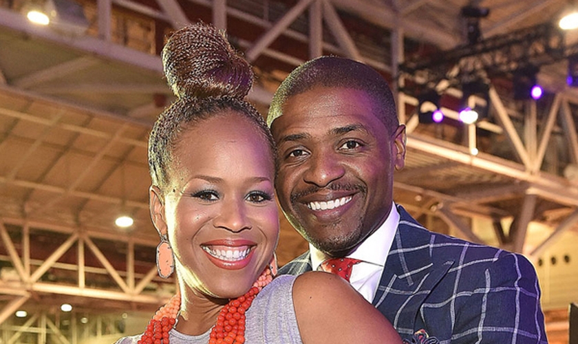 Cantora gospel norte-americana Tina Campbell e Teddy Campbell, seu marido. (Foto: Eurweb)
