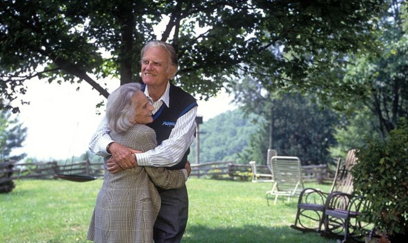 Billy Graham e sua esposa, Ruth. (Foto: Getty Images)