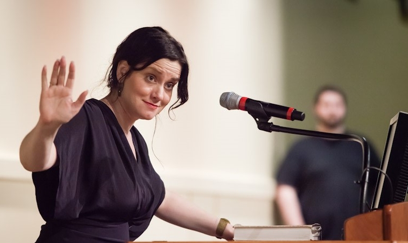 Gianna Jensen teve parilisia cerebral após sua mãe biológica tentar abortá-la em uma das clínicas da famosa rede abortista 'Planned Parenthood', nos EUA. (Imagem: Reprodução / Youtube)