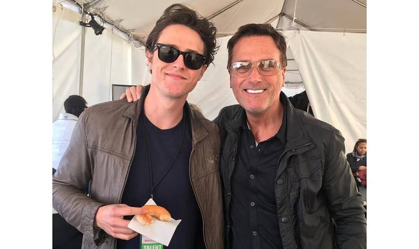 Michael W. Smith e o ator Shane Happer interpretaram discípulos de Jesus. (Foto: Reprodução/Instagram).