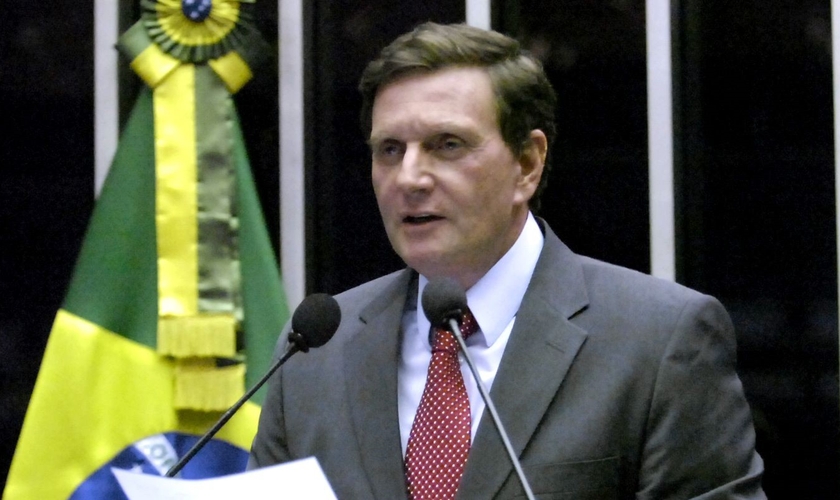 Marcelo Crivella é senador pelo PRB - RJ e bispo licenciado da Igreja Universal do Reino de Deus. (Foto: PRB)