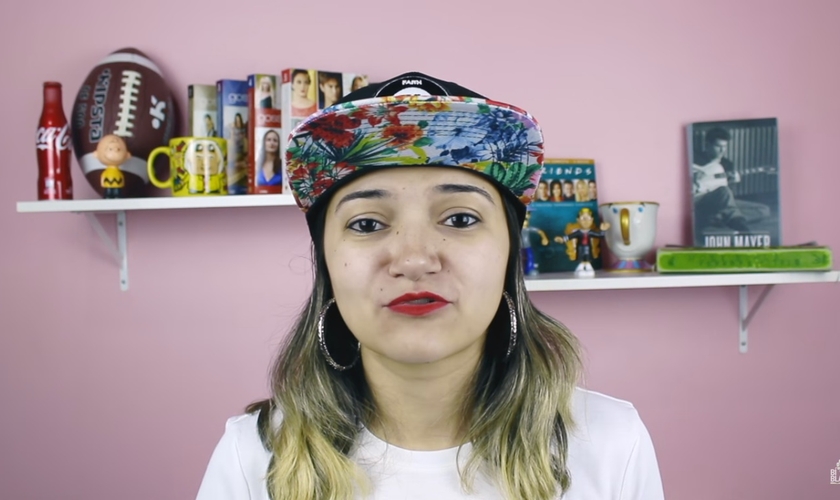 "Vamos mostrar para as pessoas que ser cristão é legal", disse Gabriela. (Foto: Reprodução/YouTube).