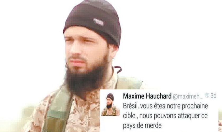 Maxime em um dos vídeos publicados pelo Estado Islâmico.